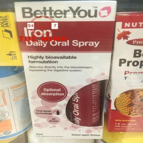 Iron daily oral spray