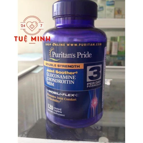 Joint soother glucosamine chondroitin & msm (120viên) puritan’s pride