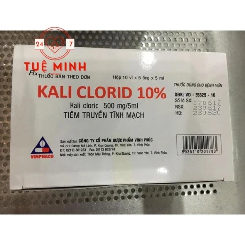 Kali clorid 500mg/5ml