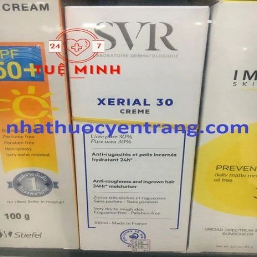 Kem dưỡng ẩm cho da khô và rất khô svr xérial 30 crème 100 ml