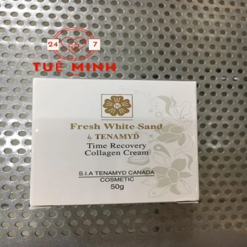 Kem dưỡng phục hồi collagen cream fresh white sand tenamyd 50g