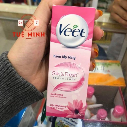 Kem tẩy lông veet hồng 25g