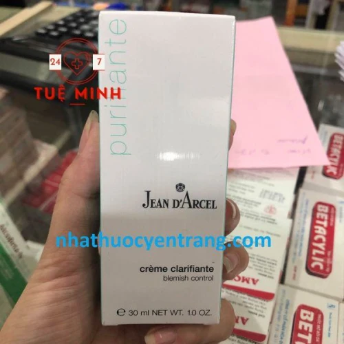 Kem trị mụn nhanh jean d’arcel blemish control