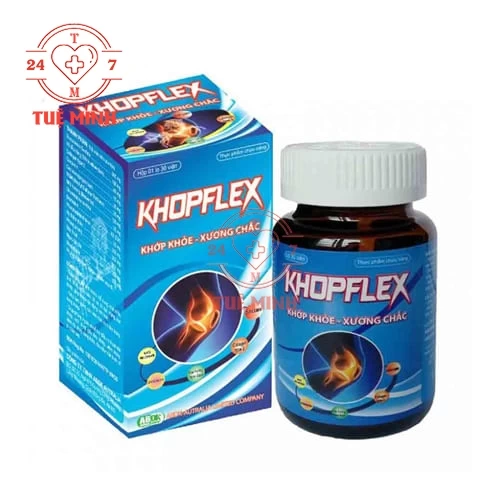 Khopflex - Hỗ trợ tăng cường chức năng xương khớp hiệu quả