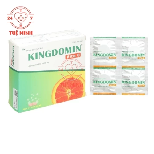 Kingdomin Vita C 1000mg Bidiphar - Điều trị các bệnh do thiếu vitamin C