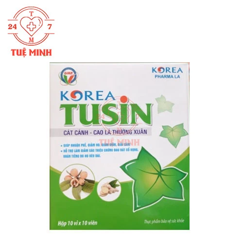 Korea Tusin Vinpharma - Hỗ trợ bổ phế, giảm ho, giảm đờm hiệu quả