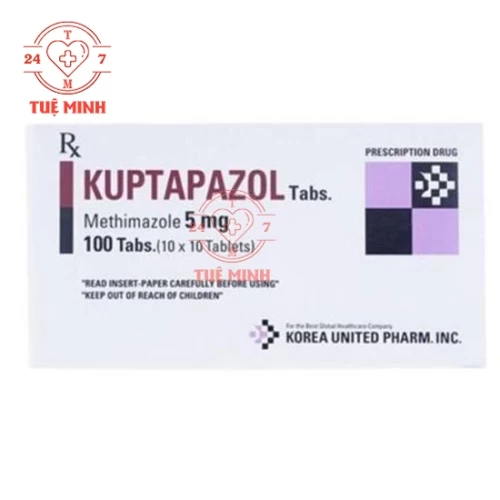 Kuptapazol - Methimazol 5mg Korea United Pharm