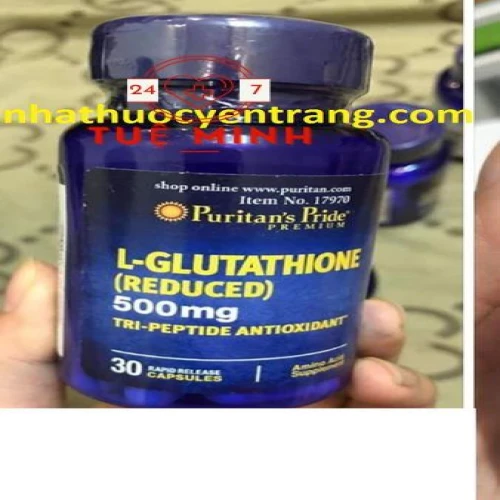 L - glutathione 500mg puritan pride 30 viên