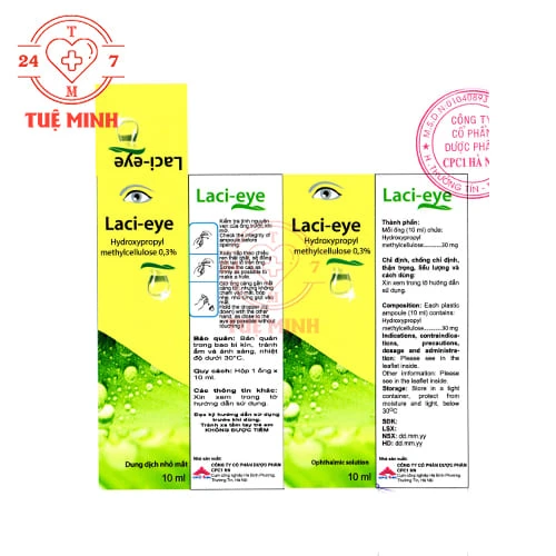 Laci-eye 10ml CPC1HN - Giúp làm dịu cảm giác khô mắt