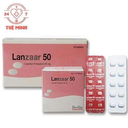 Lanzaar 50 Berlin Pharma - Thuốc điều trị tăng huyết áp từ nhẹ đến vừa