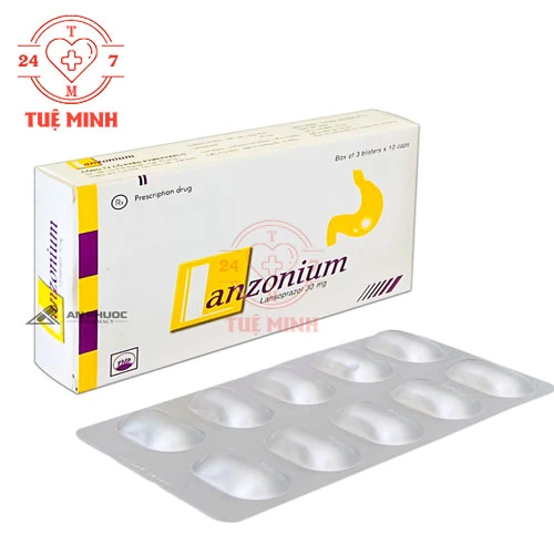 Lanzonium 30mg Pymepharco - Thuốc điều trị viêm loét dạ dày, tá tràng