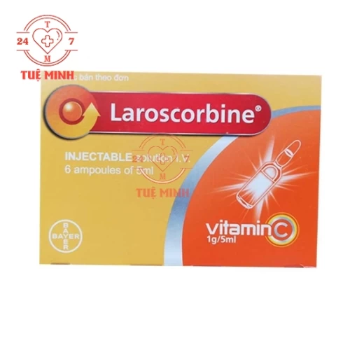 Laroscorbine 500mg/5ml Bayer - Thuốc bổ sung Vitamin C
