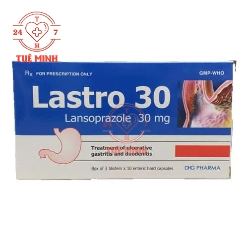 Lastro 30 - Thuốc điều trị viêm loét dạ dày của DHG