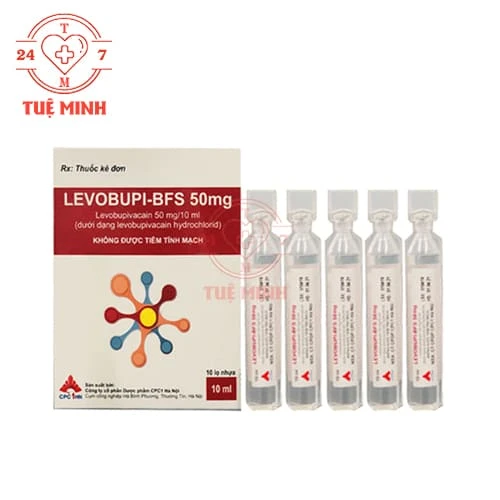 Levobupi-BFS 50mg CPC1HN - Thuốc gây tê, giảm đau