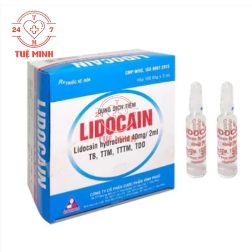 Lidocain 40mg/2ml vĩnh phúc
