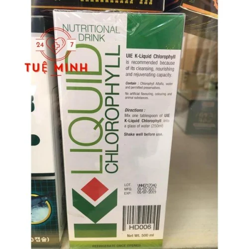 Liquid chlorophyll k-link