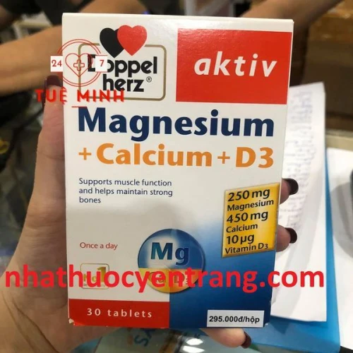 Magnesium + calcium + d3 doppel herz (30 viên)