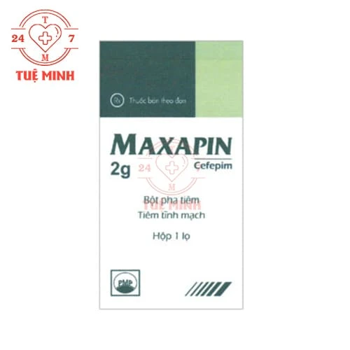 Maxapin 2g Pymepharco - Thuốc điều trị nhiễm khuẩn