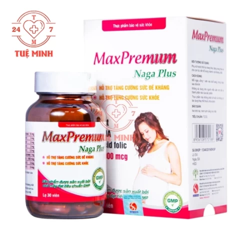 Maxpremum Naga Plus - Bổ sung sắt và vitamin cho cơ thể mẹ bầu khoẻ mạnh