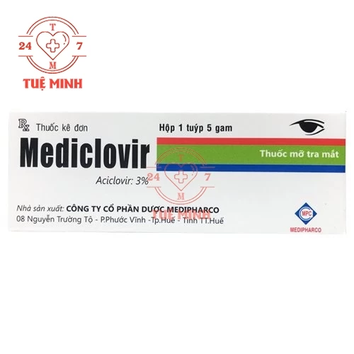 Mediclovir 3% (3 tuyp)