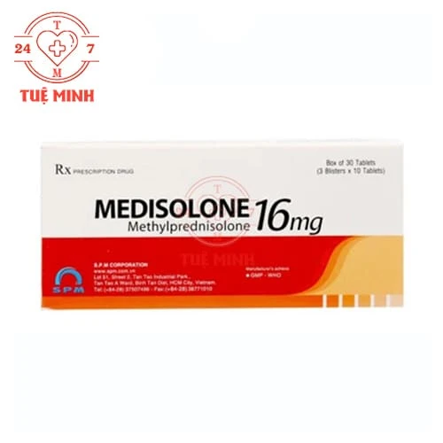 Medisolone 16 SPM - Thuốc điều trị viêm khớp dạng thấp