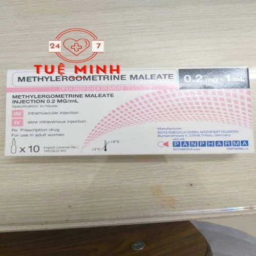 Methylergometrine maleate 0.2mg/ml