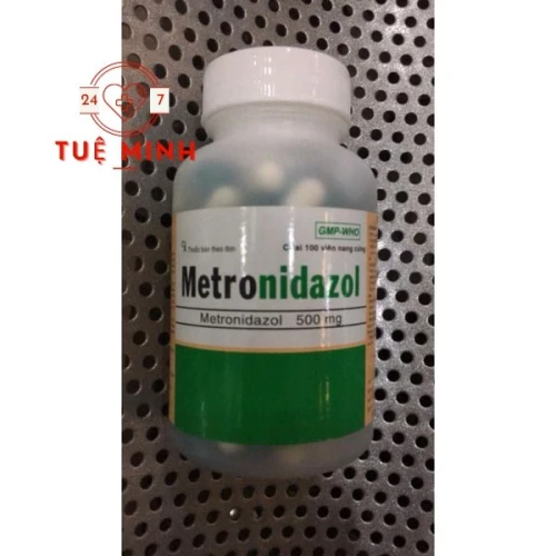 Metronidazol 500mg lọ 100 viên