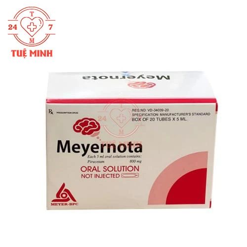 Meyernota 800mg - Thuốc điều trị chóng mặt, suy giảm trí nhớ hiệu quả