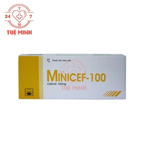 Minicef-100 Pymepharco - Thuốc điều trị nhiễm khuẩn