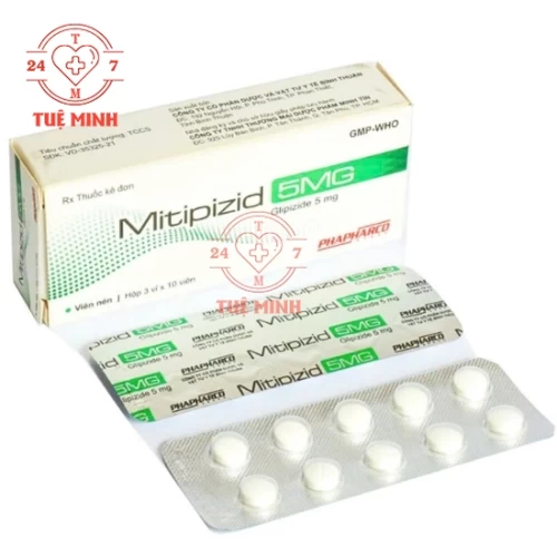 Mitipizid - Glipizid 5mg phapharco
