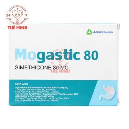 Mogastic 80 Agimexpharm - Thuốc chống đầy hơi