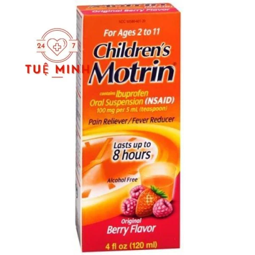 Motrin® children suspension vị dâu