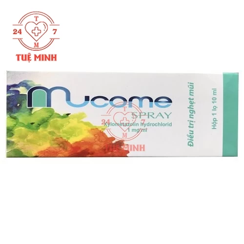 Mucome spray CPC1 Hà Nội - Thuốc giảm tạm thời tình trạng nghẹt mũi (10 hộp)