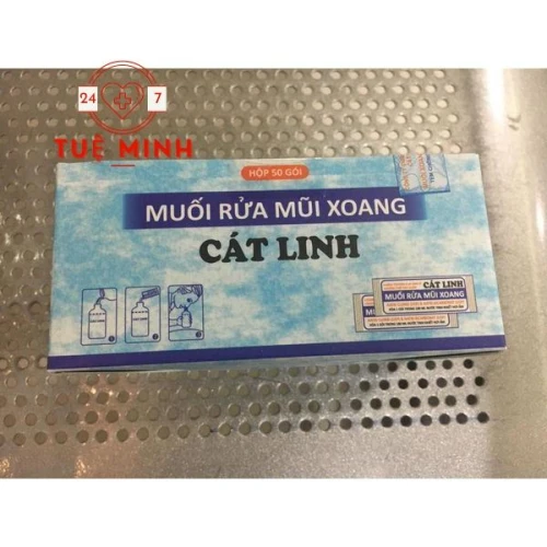 Muối rửa mũi xoang cát linh