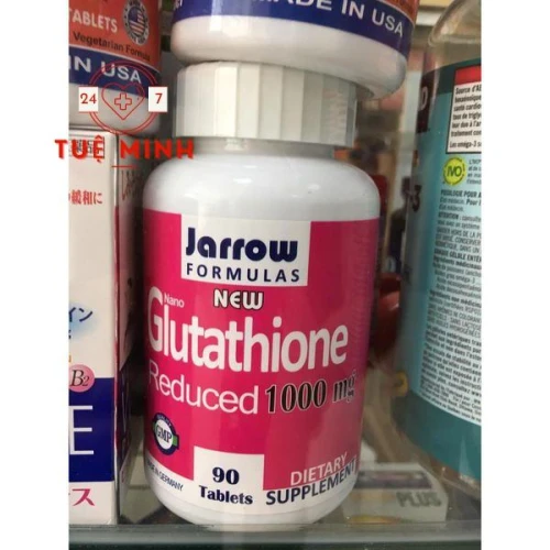 Nano glutathione reduced jarrow 1000mg -  90 viên