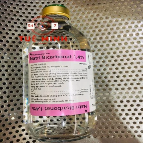 Natri bicarbonat kabi 1.4% - 500ml