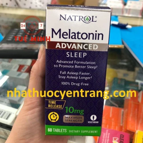 Natrol melatonin 10mg 60 viên