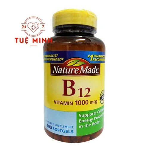 Nature Made Vitamin B12 1000 Mcg 400 Viên Chính Hãng Bán Tại Nhà