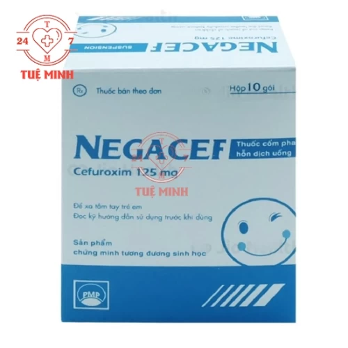 Negacef 125 Pymepharco - Thuốc điều trị nhiễm khuẩn