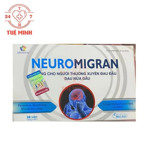 Neuromigran STP - Hỗ trợ hoạt huyết, tăng cường tuần hoàn máu não