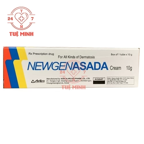 Newgenasada Cream 10g - Thuốc điều trị chàm, viêm da dị ứng hiệu quả