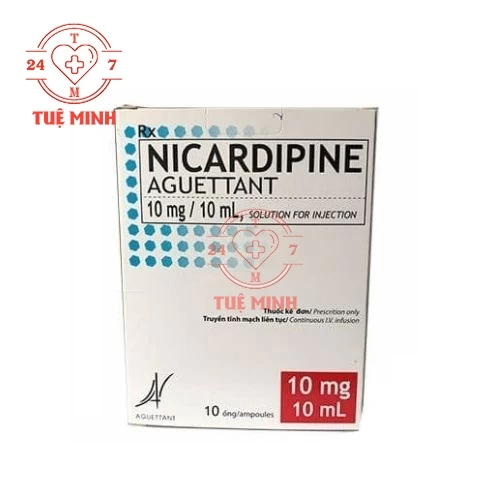Nicardipine 10mg/10ml aguettant