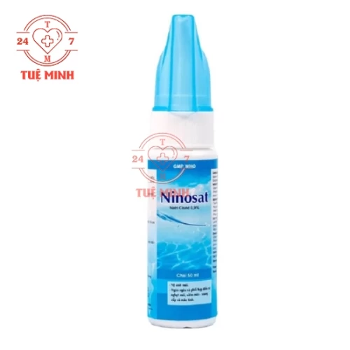 Ninosat Bidiphar 50ml - Ngăn ngừa và hỗ trợ điều trị nghẹt mũi