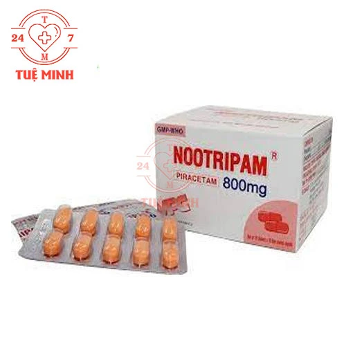 Nootripam 800 VPC - Thuốc điều trị chóng mặt, suy giảm trí nhớ