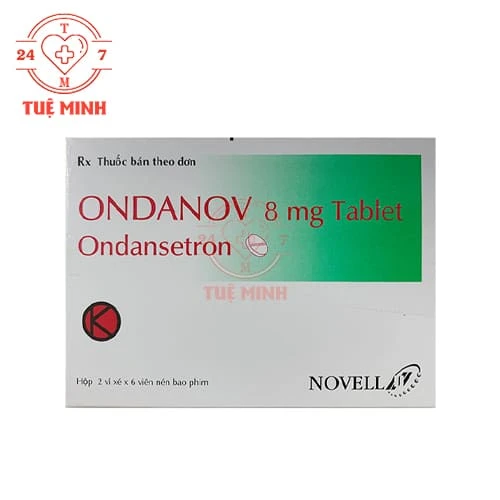 Ondanov 8mg Tablet - Thuốc phòng nôn và buồn nôn hiệu quả