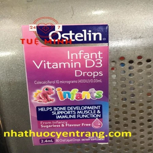 Ostelin infant vitamin d3 drops 2.4ml