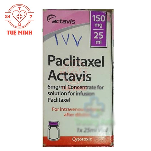 Paclitaxel Actavis 150mg/25ml - Thuốc điều trị ung thư hiệu quả