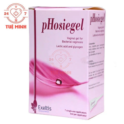 pHosiegel Exeltis - Gel đặt âm đạo cân bằng độ PH, hỗ trợ điều trị viêm âm đạo