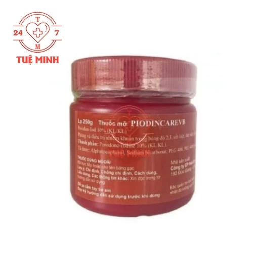 Piodincarevb 250g Hóa Dược - Phòng và điều trị nhiễm khuẩn da