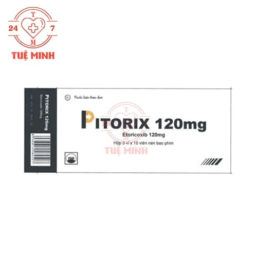 Pitorix 120mg Pymepharco - Thuốc điều trị triệu chứng bệnh viêm xương khớp